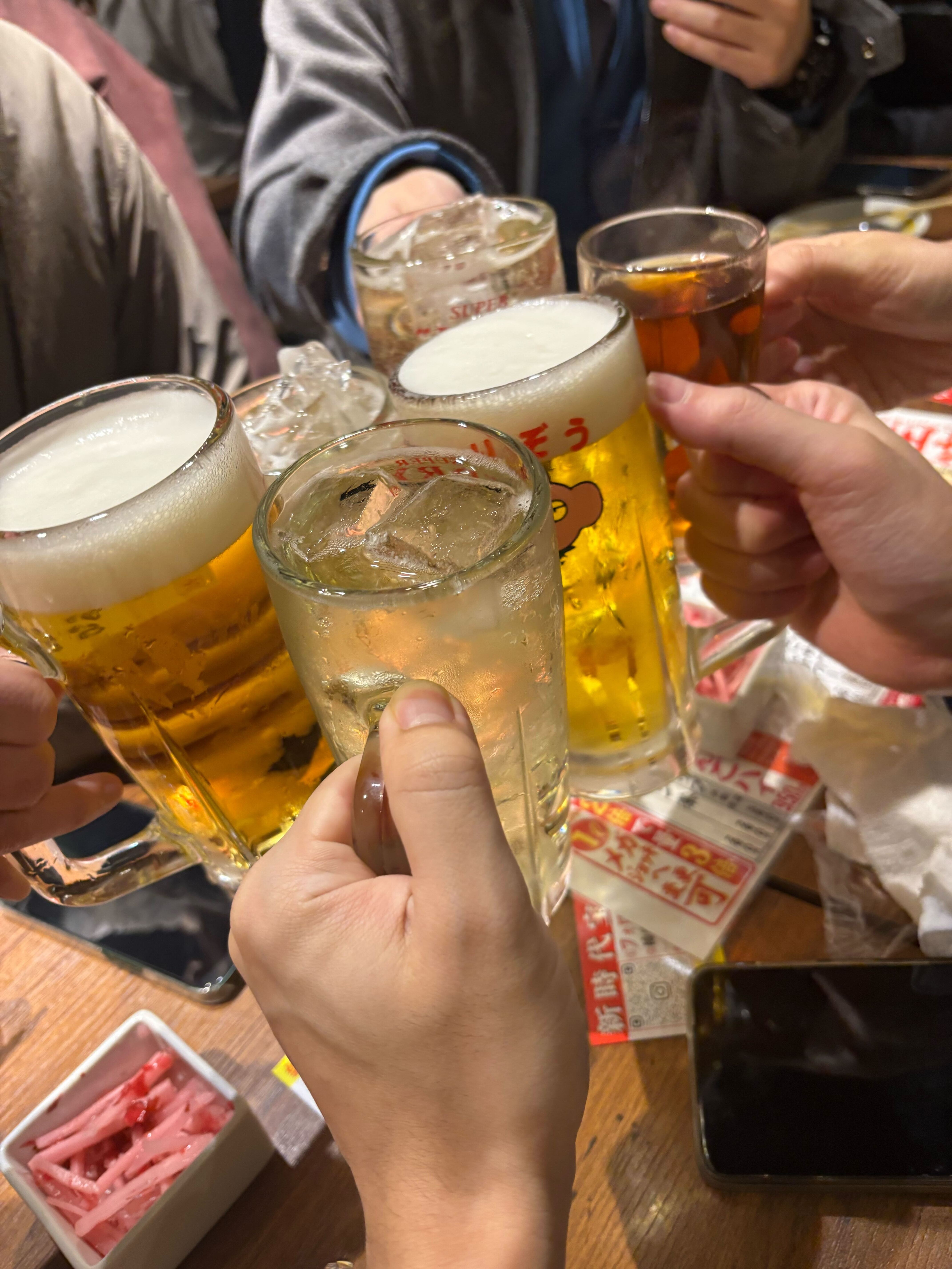 新時代での懇親会の様子